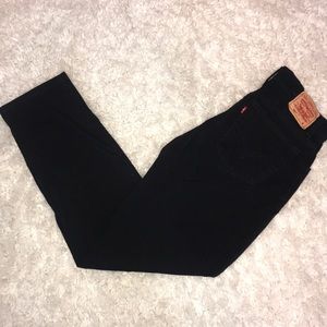 Levi’s black denim jeans